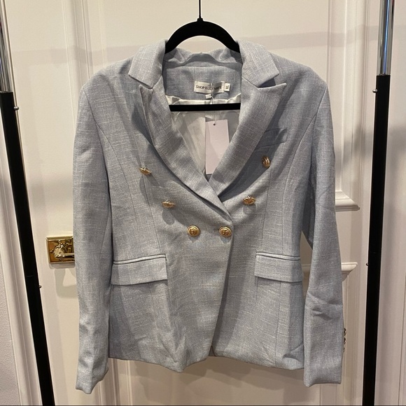 💙Shop Kultivate Emmy Light Blue Blazer💙 - Picture 2 of 6
